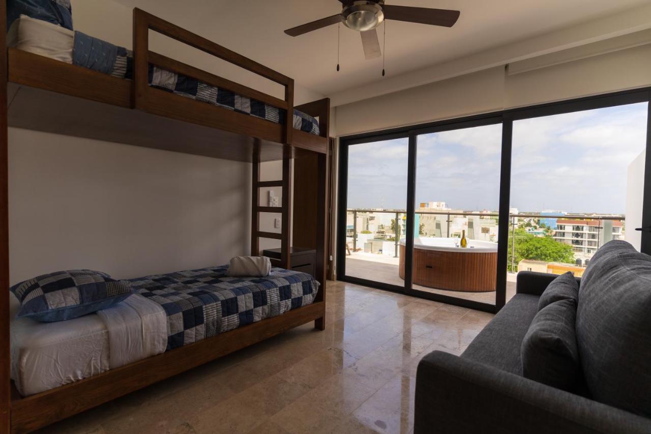 New & Equipped Apartment Steps From The Beach With Pool Jacuzzi By Yeah Playa del Carmen Exterior photo